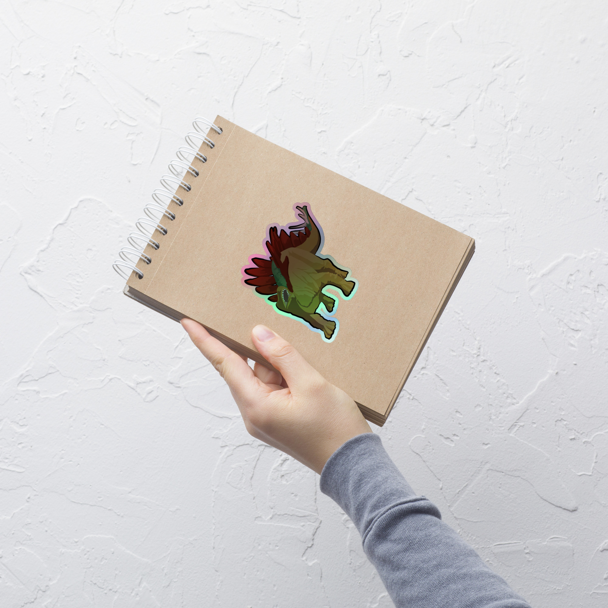 Stegosaurus Holographic sticker - Image 6