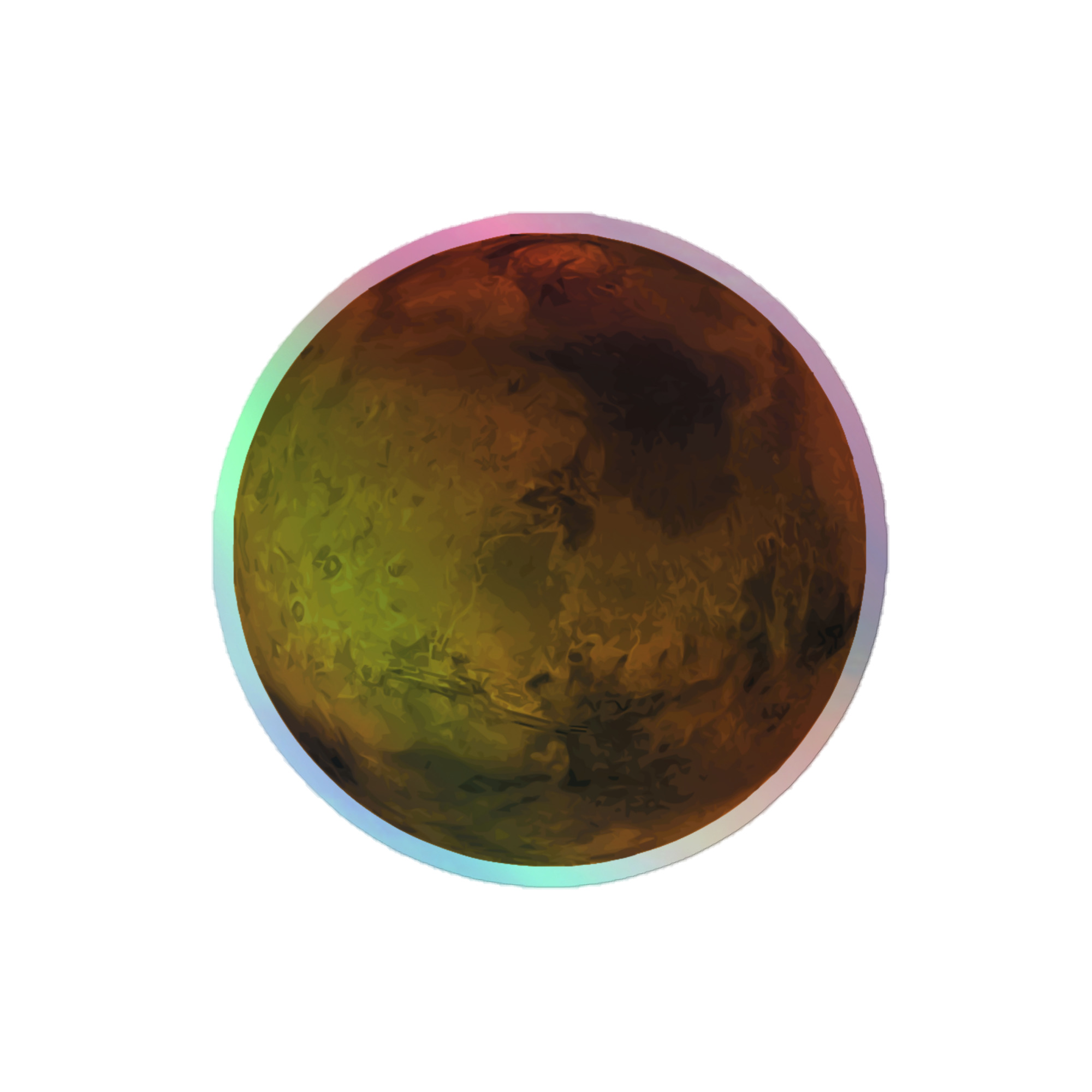 Mars Holographic stickers - Image 3