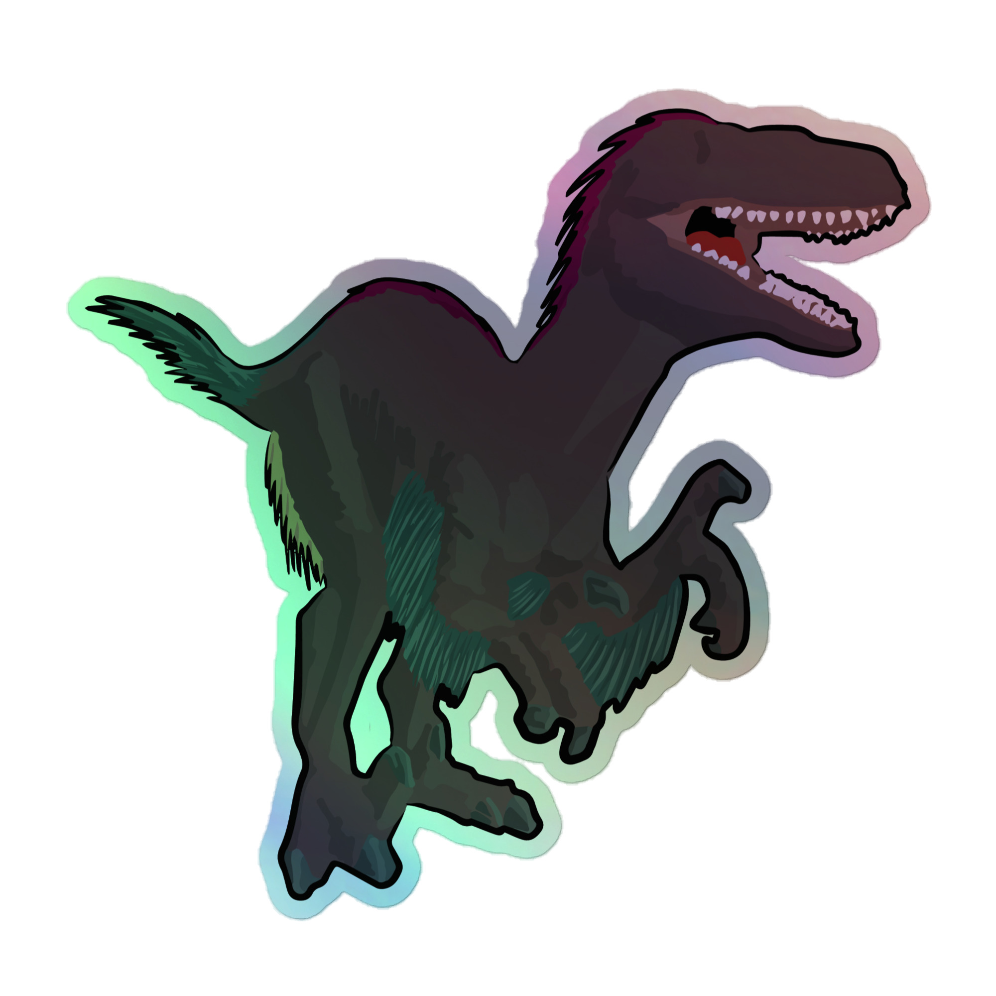 Velociraptor Holographic stickers