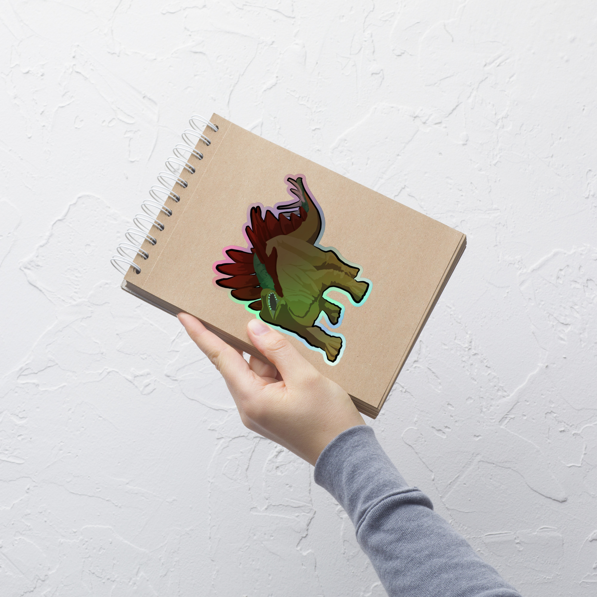 Stegosaurus Holographic sticker - Image 7