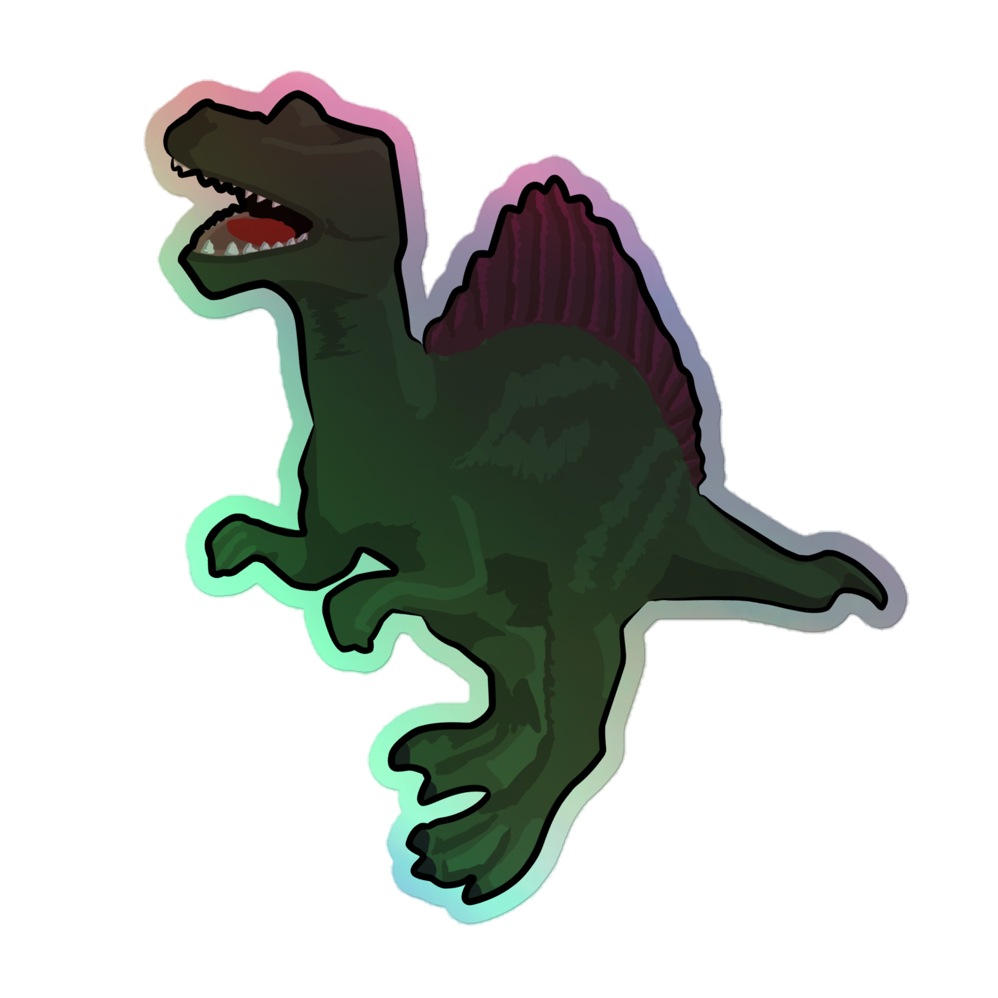 Spinosaurus Holographic stickers
