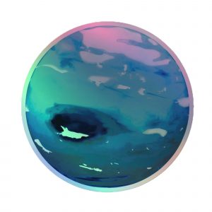 Neptune Holographic stickers