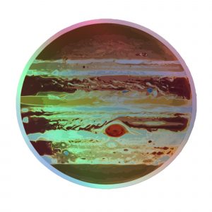 Jupiter Holographic stickers