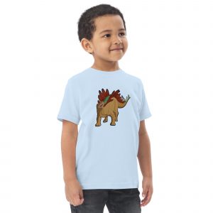 Stegosaurus Toddler jersey t-shirt