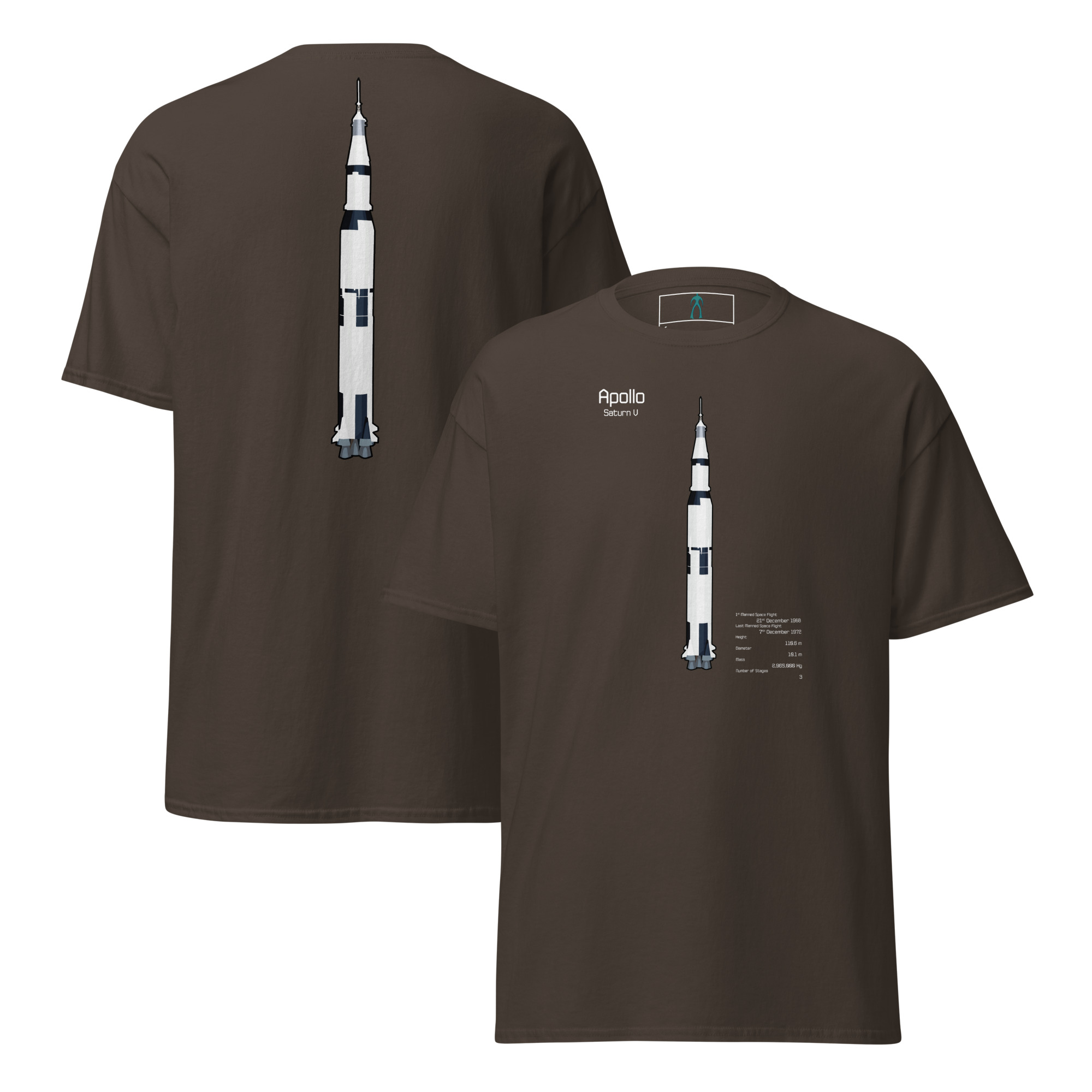 Saturn V Info T-Shirt DELUXE Unisex