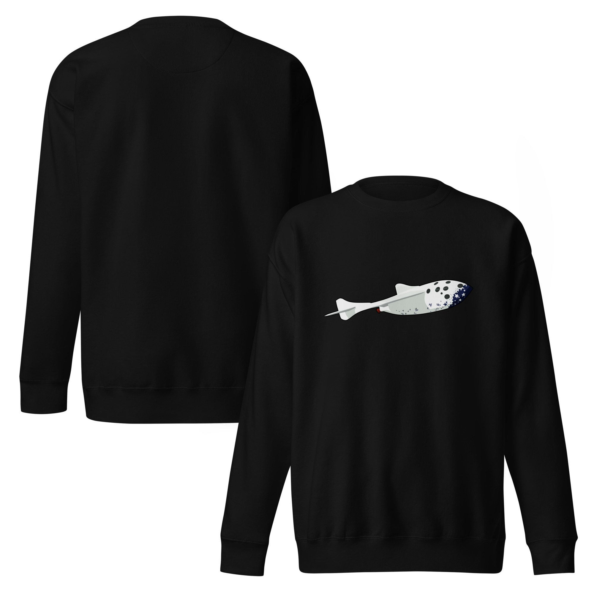 SpaceShip One Unisex Premium Sweatshirt - Image 3