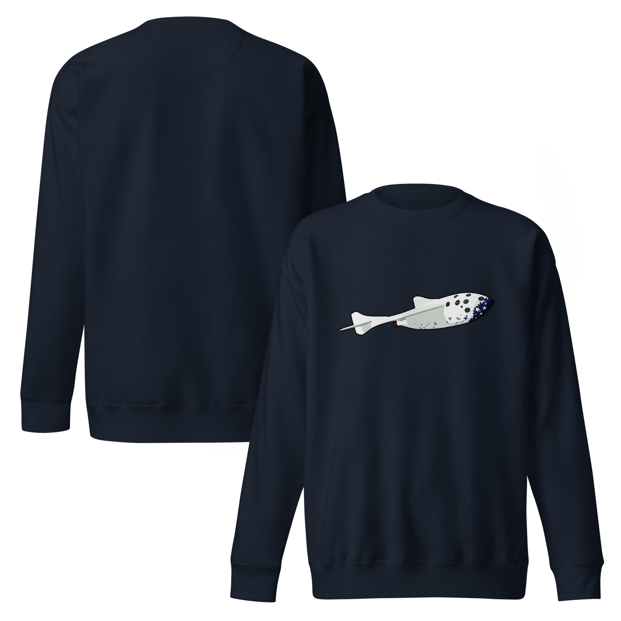 SpaceShip One Unisex Premium Sweatshirt - Image 4