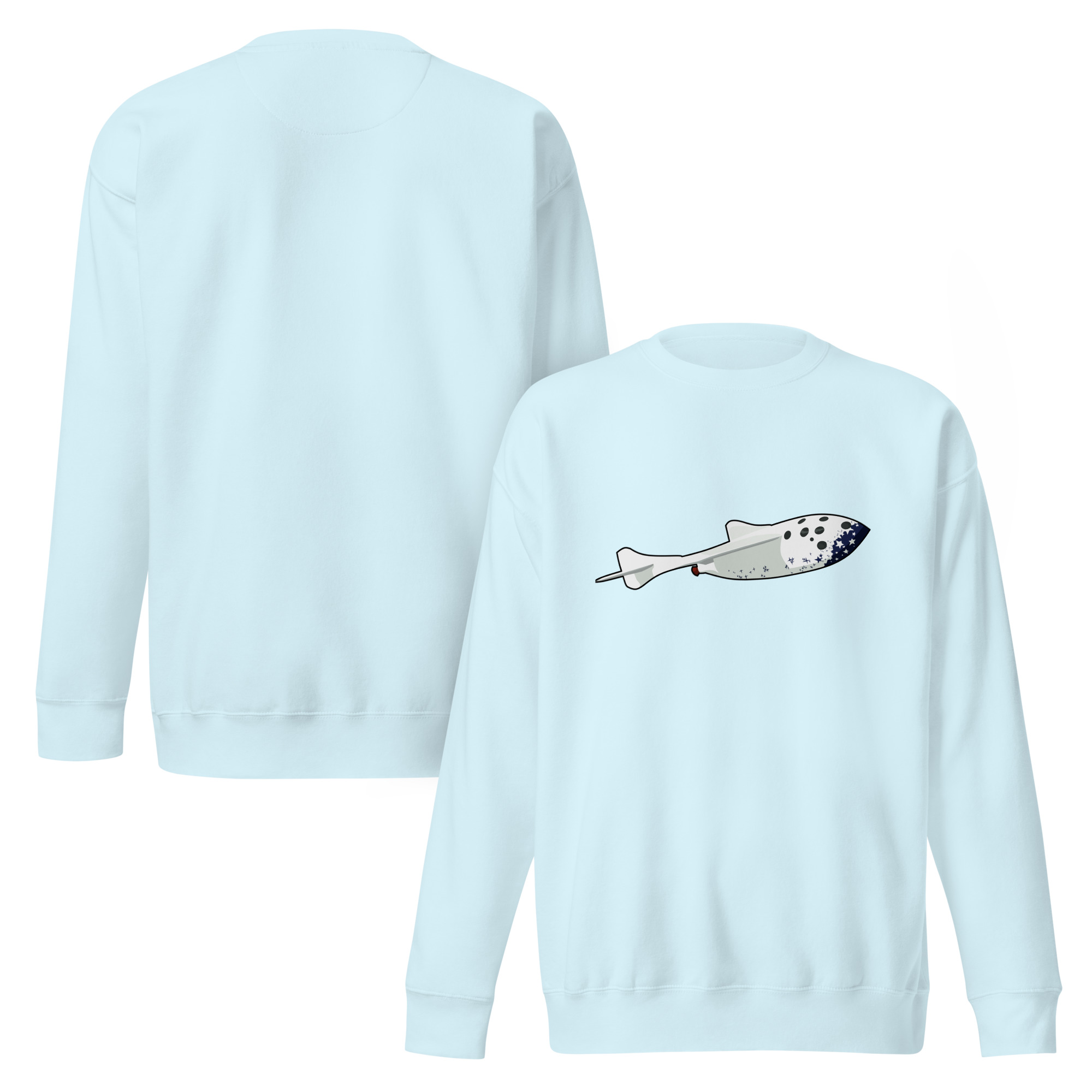 SpaceShip One Unisex Premium Sweatshirt - Image 9